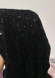 Black Sequins Kurti