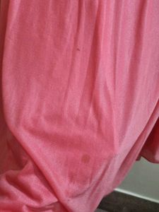 Peach skirt with ruffle dupatta