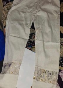 Pure Cotton Stylish Net On Bottom Pant