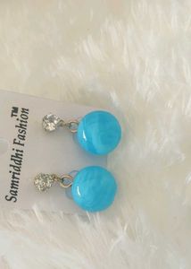 Blue Drop Earrings