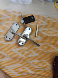 Branded Door Latch
