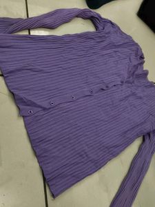 Yellow Knit Cardigan