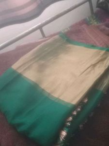 Elegant Green Saree