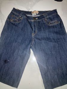 Embroidered Pocket Detail Jorts