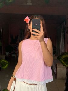 Pink Strip Slip