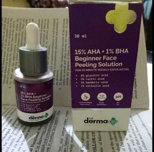 AHA BHA Peeling Solution By Derma Co