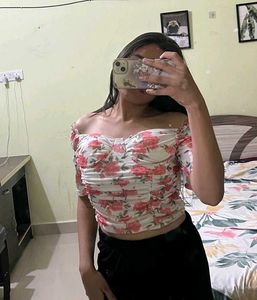 Floral Corset Top 🩷