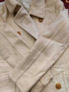 Cream Wool Overcoat: Classic and Versatile