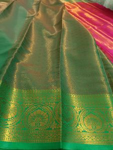 New Pink N Green Vairaoosi Saree