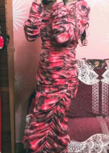 Stylish Tie-Dye Bodycon Dress