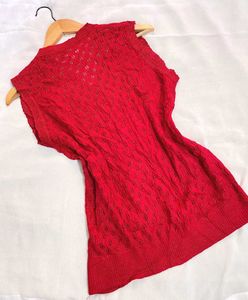 🎁Buy2 Get2 Free Pinterest Red Vest Sweater D