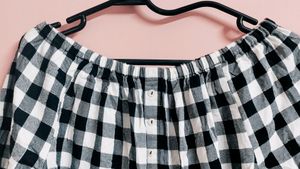 Bell  Sleeves Off Shoulder Crop Top