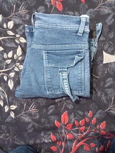 Cargo Style Jeans denim