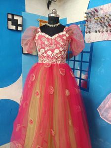 Pista+ Magentta Colour Dress