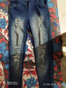 Ribbed jeans