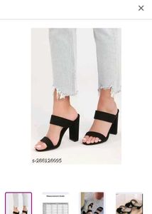 Chic Black Heeled Sandals