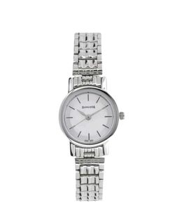 Sonata Quartz Analog White Dial Silver Watch