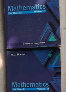 R.D. Sharma Mathematics Class XI Volumes 1 & 2