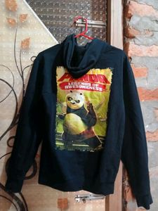 Men&#39;s Kungfu Panda Black Hoodie