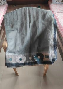 Grey coloured saree