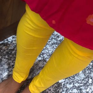 Yellow Embroidered Anarkali Dress