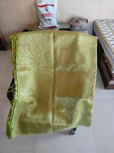 Elegant Green Banarasi Saree