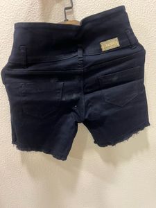 Dark Wash Denim Shorts