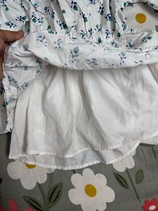 Bandeau White Floral Top
