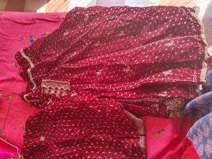 Maroon Lehenga Choli Set