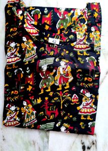 🌹🐦‍⬛Kalamkari Shor kurti