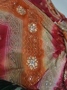 red saree