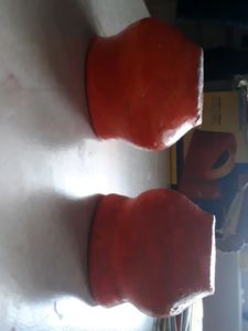 Diya Candle + 2 Small Matki