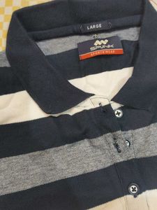 Striped Polo T-Shirt