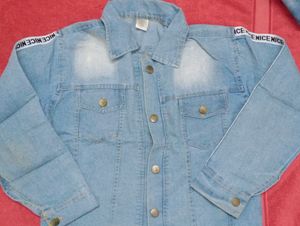 Light Blue Denim Jacket For Women
