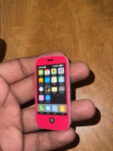 Pink Toy Phone rubber