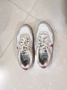 Nike White Leather Sneakers