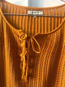 Mustard Knit Top
