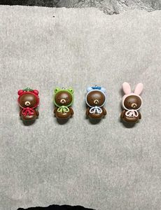 Cottage Core Clay Bear Keychains✨