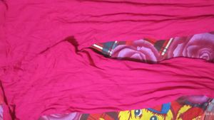 Pink Leggings Cotton Blend