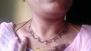 Purple Colour Necklace