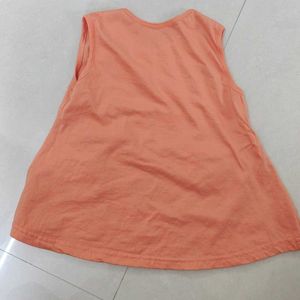 Cute Girl&#39;s Cherry Print Sleeveless Dress