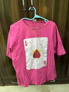 New Combo Urbanic Tees Pink And Rainbow Color