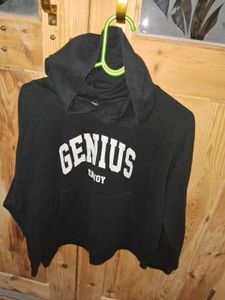 Sale🎊🎆🎄🎉Genius Graphic Black Hoodie