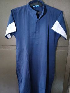 Navy Blue Kurta