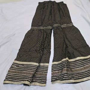 Elegant Black Floral Kurta Set