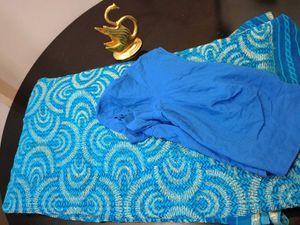 Chic Blue Saree💙