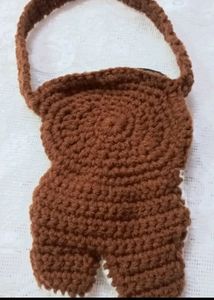 Crochet Dog Face Handbag 👜🐶