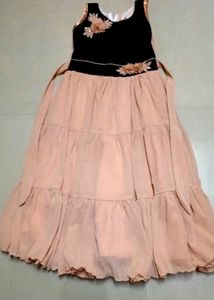 Beautiful Flared Dress For Kids Girls