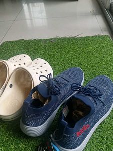Blue Action Sneakers