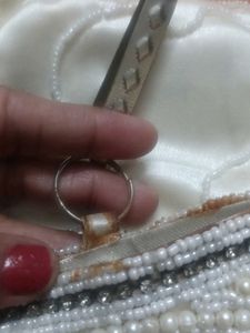 mobile cover with Pearl and stone work